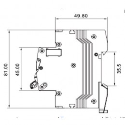 Interruptor Termomagnético 1x25A 6kA/220V - 2