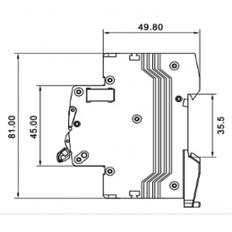 Interruptor Termomagnético 3x16A 10kA/400V Terasaki 3